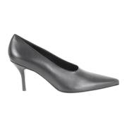 Gia Borghini Svart Läder Eleganta Pumps Gray, Dam