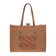 Casadei Shopper väska Beaurivage Brown, Dam