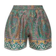 Etro Sidenshorts Multicolor, Dam