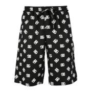 Dolce & Gabbana Bomull Bermuda Shorts Black, Herr