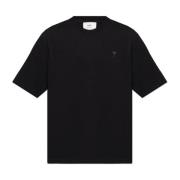 Ami Paris T-shirt med logotyp Black, Herr