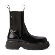 Msgm Svarta Chelsea Boots Black, Dam