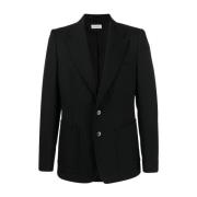 Dries Van Noten Svart Blazey Stilfull Modejacka Black, Herr