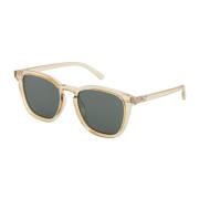 Le Specs Vintage Sand D-Frame Solglasögon Yellow, Unisex