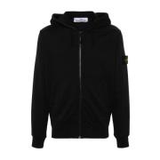 Stone Island Svarta Tröjor för Män Black, Herr