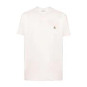 Vivienne Westwood Klassisk Orb Vit T-shirt White, Herr