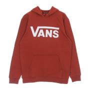 Vans Klassisk huvtröja med känguruficka Red, Herr