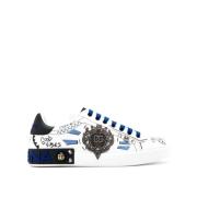 Dolce & Gabbana Casual Sneakers med Unik Design Multicolor, Herr