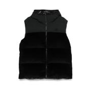 Moncler Svart Quiltad Gäsdun Gilet Black, Herr