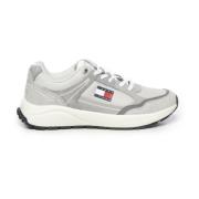 Tommy Hilfiger Grå Sneakers med Meshsektioner Gray, Herr