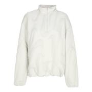 Nike Mysig Quarter-Zip Sweatshirt Kvinna White, Herr