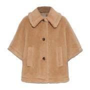 Max Mara Päls poncho Tenebre Beige, Dam