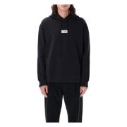 MM6 Maison Margiela Svart Stickat Huva Tröja Ss25 Black, Herr