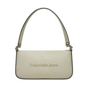 Calvin Klein Jeans Modern Vit Handväska Kvinnor Kollektion White, Dam