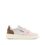 Autry Rosa Mocka Sneakers för Kvinnor Pink, Dam