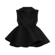 Jacquemus Svart Off-Shoulder Topp Black, Dam