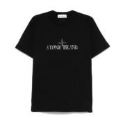 Stone Island Svarta T-shirts och Polos Black, Herr