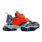 Joya Orange Sneakers Modell 033-8403 Multicolor, Dam