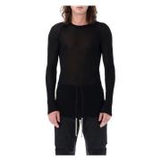 Rick Owens Deep V Sl T Black, Herr