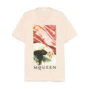 Alexander McQueen Beige T-shirts och Polos Beige, Herr