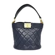 Chanel Vintage Pre-owned Laeder chanel-vskor Blue, Dam