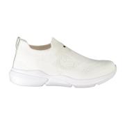 GAS Sportiga vita slip-on sneakers med kontrastdetaljer White, Dam