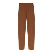 Max Mara Veckade byxor Pegno Brown, Dam