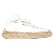 Christian Louboutin Pre-owned Pre-owned Laeder sneakers White, Dam