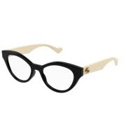 Gucci Minimalistiska cat-eye solglasögon, glamorösa och eleganta Black...