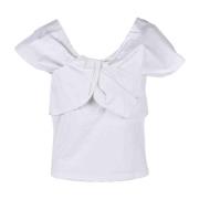 Weili Zheng Bomull T-shirt White, Dam