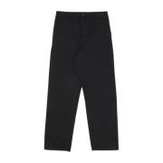 Carhartt Wip Straight Jeans Black, Herr