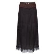 Maison Margiela Elegant Midi Klänning Black, Herr