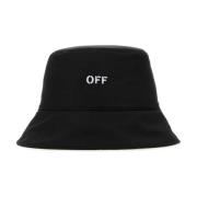 Off White Stilig Svart Polyester Hinkhatt Black, Herr