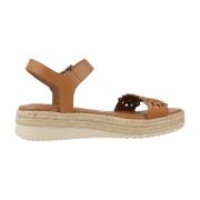 Geox Flat Sandals Brown, Dam