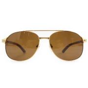 Cartier Vintage Pre-owned Glas solglasgon Yellow, Herr