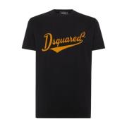 Dsquared2 Stiliga T-shirts för män och kvinnor Black, Herr