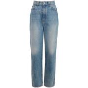 Khaite Slitna Bryce Martin Jeans Blue, Dam