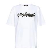 Dsquared2 Logo T-shirt White, Dam