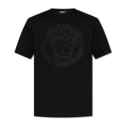 Versace T-shirt med Medusas huvud Black, Herr