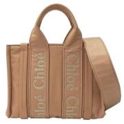 Chloé Pre-owned Pre-owned Nylon handvskor Brown, Dam