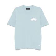 Amiri Tre Stjärna Himmelblå T-shirt Blue, Herr