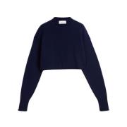 Sportmax Maiorca Pullover Sweater Blue, Dam