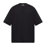 Marni T-shirt med broderad logotyp Black, Herr