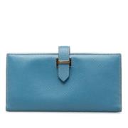 Hermès Vintage Pre-owned Laeder plnbcker Blue, Dam