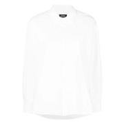 A.p.c. Broderad Boyfriend Skjorta Vit White, Dam