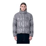 Moncler Vågmönster Dunjacka Gray, Herr