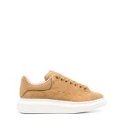 Alexander McQueen Lädersneakers i Tan Beige, Herr