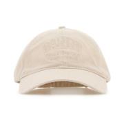 Ganni Sand Bomull Baseballkeps Beige, Dam