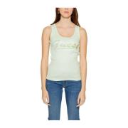 Guess Bomull Tank Top Kollektion Blue, Dam