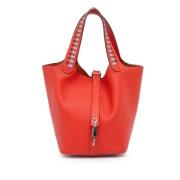 Hermès Vintage Pre-owned Laeder handvskor Orange, Dam